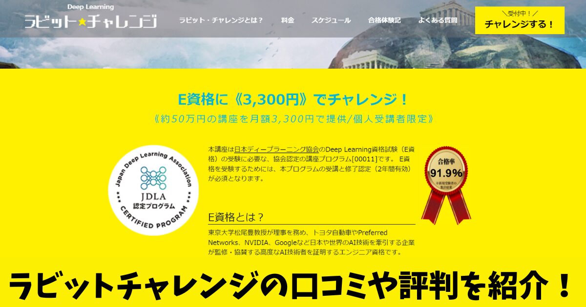 ラビットチャレンジの口コミを徹底調査！利用者の評判を厳選して紹介！ 